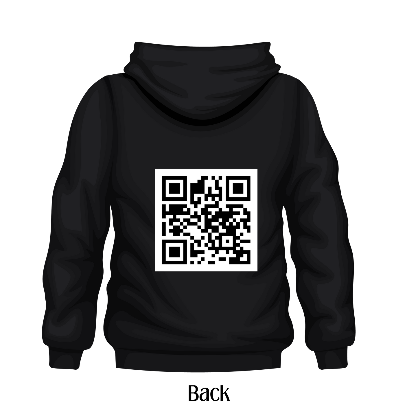 JbJn Hoodie w/ QR code Back (HY2)